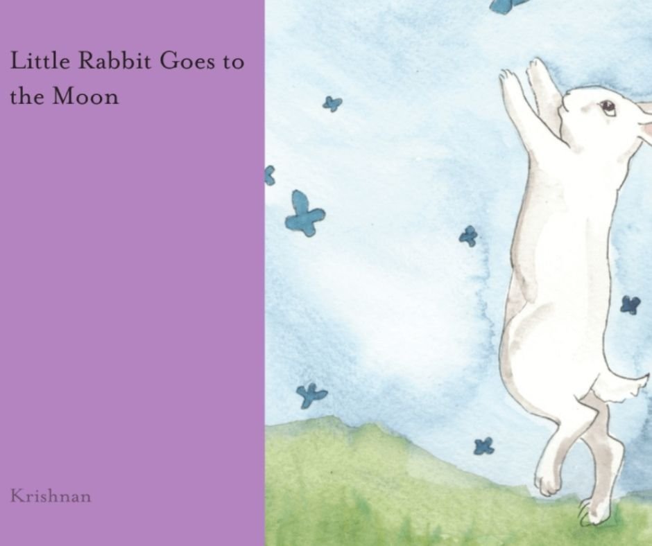 Little rabbit goes to the Moon